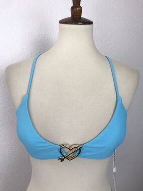 White Fox Swim Arrow To My Heart X Back Bikini Top Swimwear